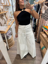 White Wide Leg Jean