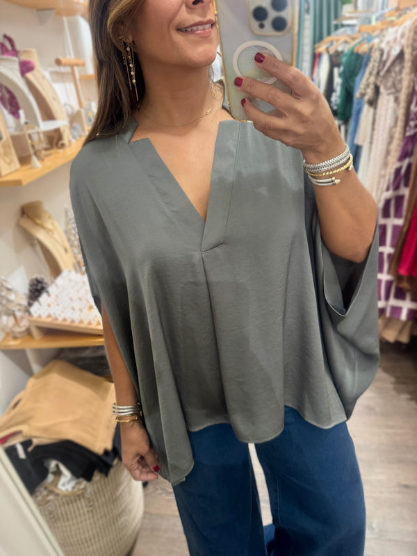 Grey Tunic Top