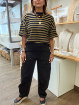 Black Barrel Pants