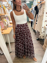 Plaid Print Maxi Print