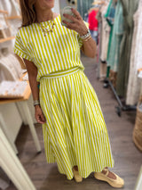 Citrus Top & Skirt Set