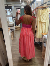 Red & Stripes Dress