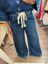 Dark Denim Top & Jeans Set
