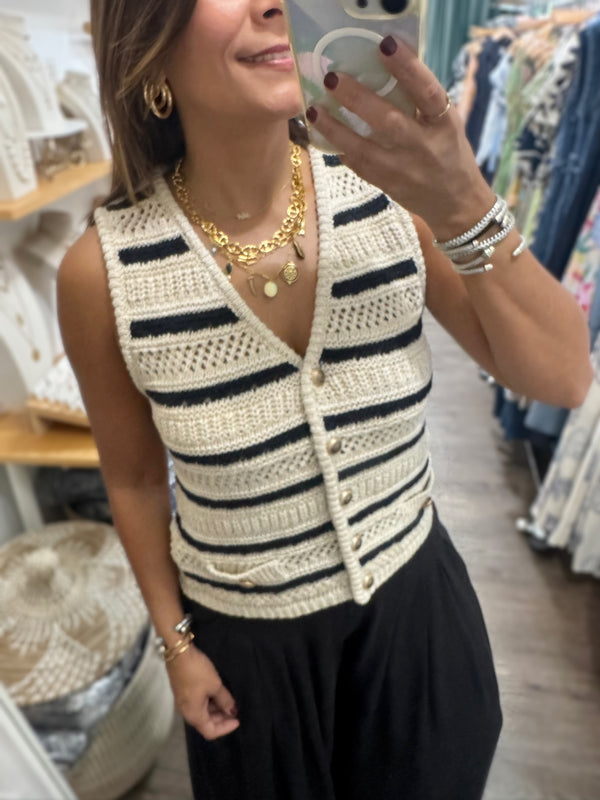 Stripes Knitted Top