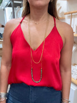 Red Racerback Cami Top