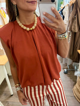 Rust Elastic Hem