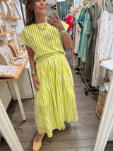 Citrus Top & Skirt Set