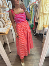 Red & Stripes Dress