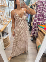 Geometric Print Back Detail Dress