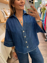 Dark Denim Top & Jeans Set