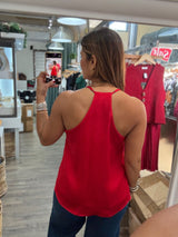 Red Racerback Cami Top