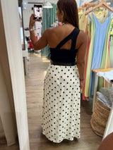 Polka Dots Skirt w/Belt