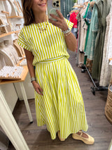 Citrus Top & Skirt Set