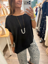 Black Asymmetrical Top