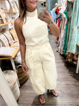 Ivory Halter Top & Pant Set