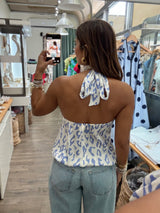 Leopard Print Halter Top