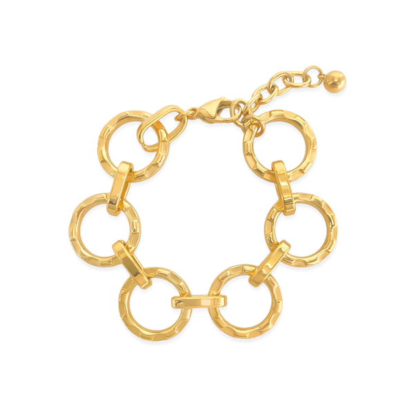 Gold Circle Chain Bracelet(39)