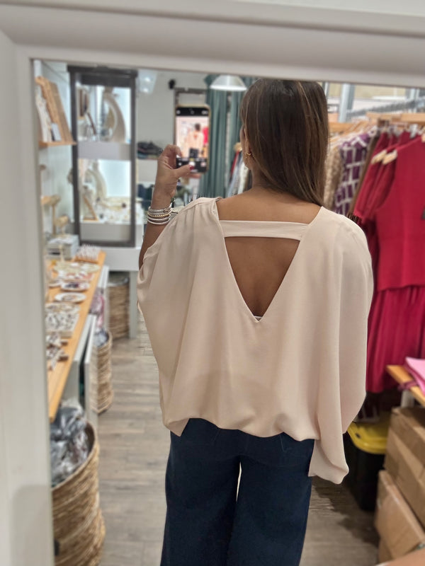 Blush Caftan Top