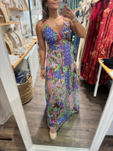 Printed Back Detail Dress