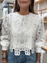 White Lace Top