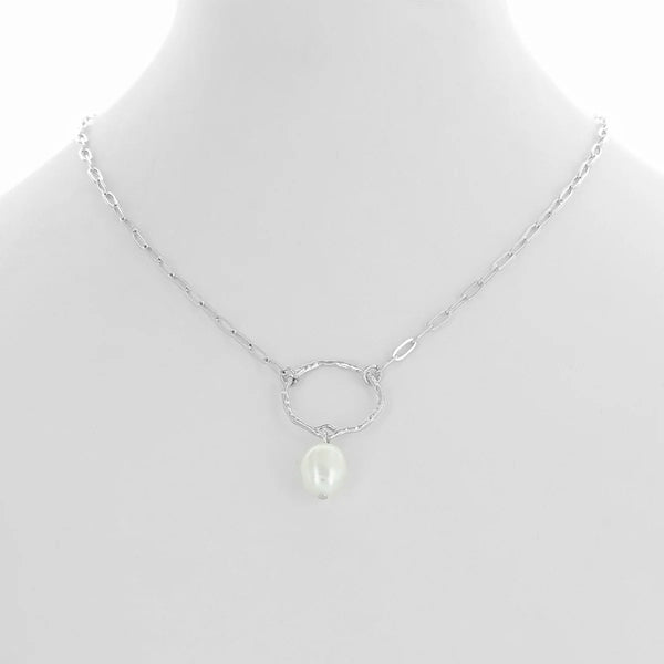 Silver Freshwater Pearl Necklace (NF)