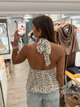 Printed Halter Top