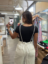 White Back Detail Jumper