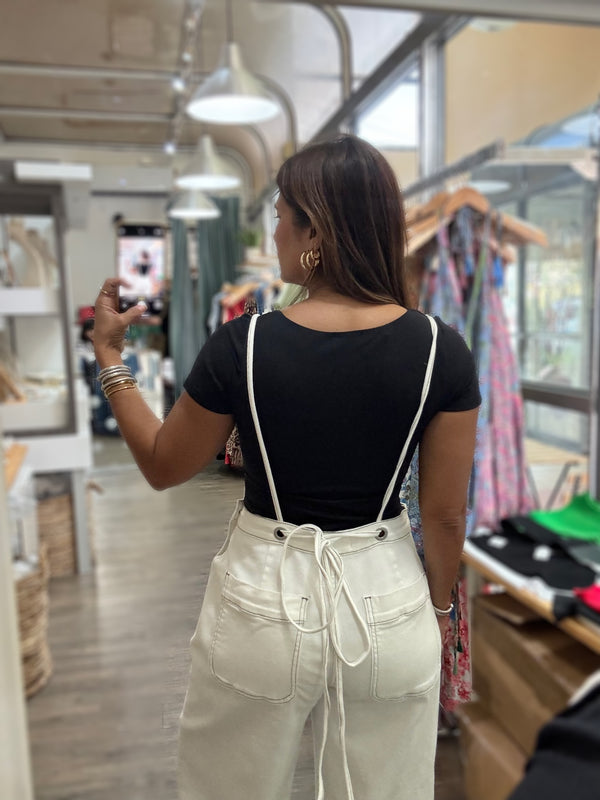 White Back Detail Jumper