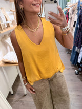 Dandelion V-Neck Top
