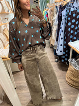 Caramel Acid Wash Denim