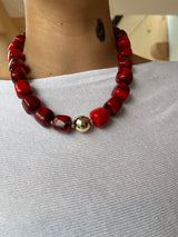 Red Tones Necklace
