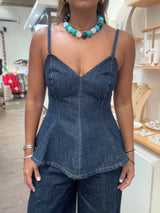 Dark Denim Top & Jeans Set