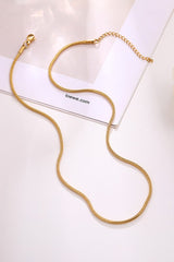 Stainless Steel Chain Necklaces (8 styles available)