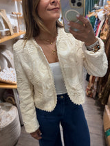 Ivory Lace Jacket/Top