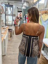 Printed Strappy Top
