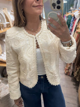 Ivory Lace Jacket/Top