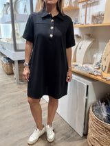 Black Collared Dress