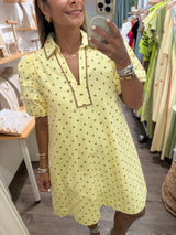 Yellow Polka Dots Dress