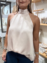 Champagne Halter Neck Top