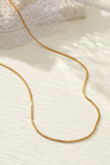 Stainless Steel Chain Necklaces (8 styles available)