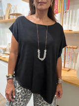 Black Asymmetrical Top
