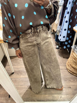 Caramel Acid Wash Denim