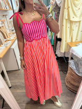 Red & Stripes Dress
