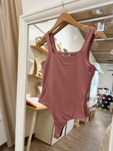 Ash Rose Square Neck Bodysuit