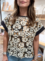 Damask Print Back Detail
