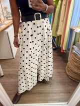 Polka Dots Skirt w/Belt