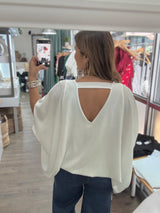 White Caftan Top