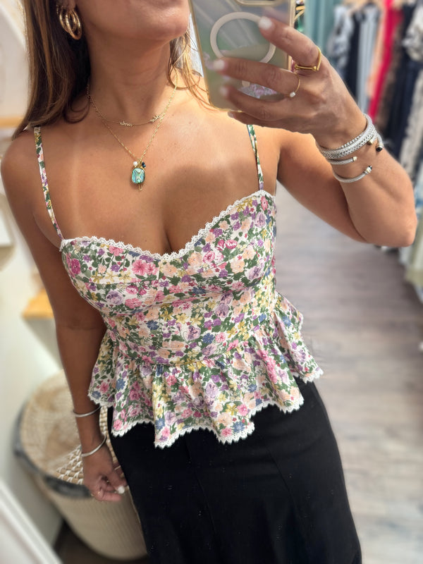 Lavender Mix Cami Top