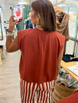 Rust Elastic Hem