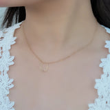 Dainty Circle Chain Necklace (NM)